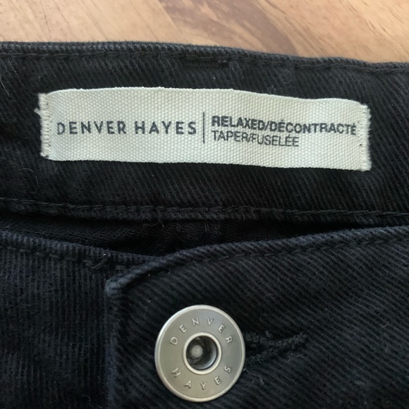 Mens Denver Hayes Black Jeans - Picture 2 of 4